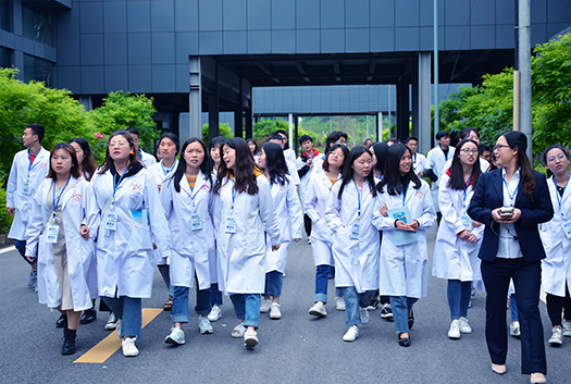 梧桐花叶俏 金凤枝头绕 ——重庆三峡医药高等专科学校师生来我公司参观学习、开展教学见习活动